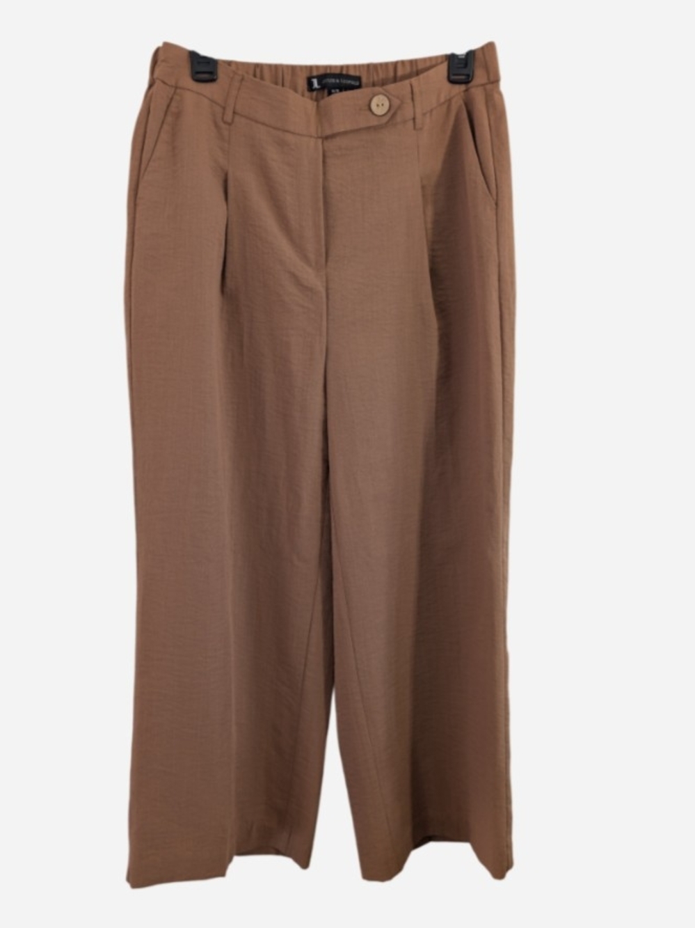 Brown High waisted Wide Leg Pant
